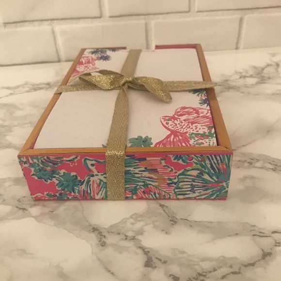 NWT - LILLY PULITZER LACQUER TRAY AND NOTEPAD - Picture 4 of 7